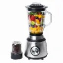 Blender Avec Grinder 2en1 Lexical 600W Bol en verre 1500ml Silver