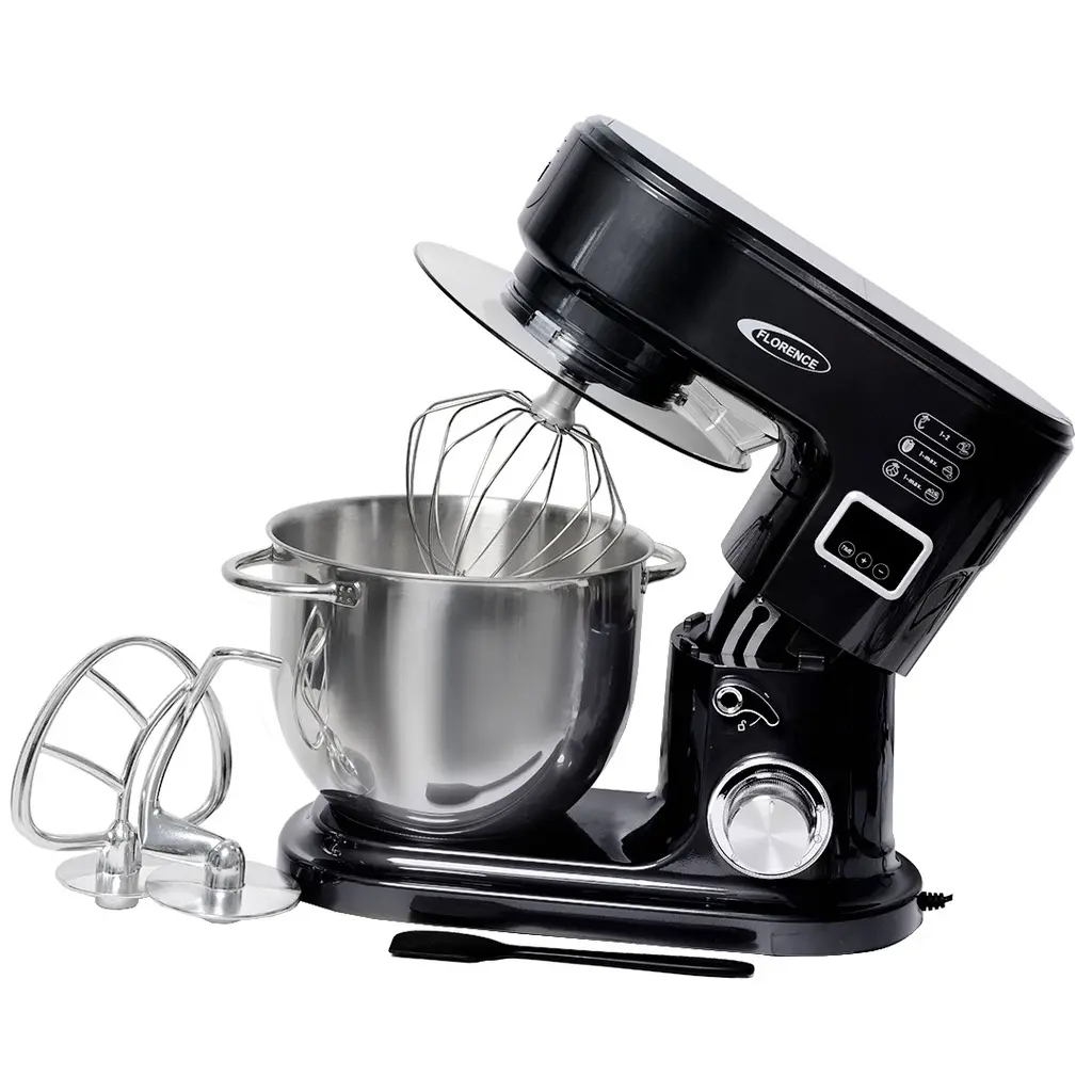 Robot Pétrin Florence 6,5L - 2000W - Noir