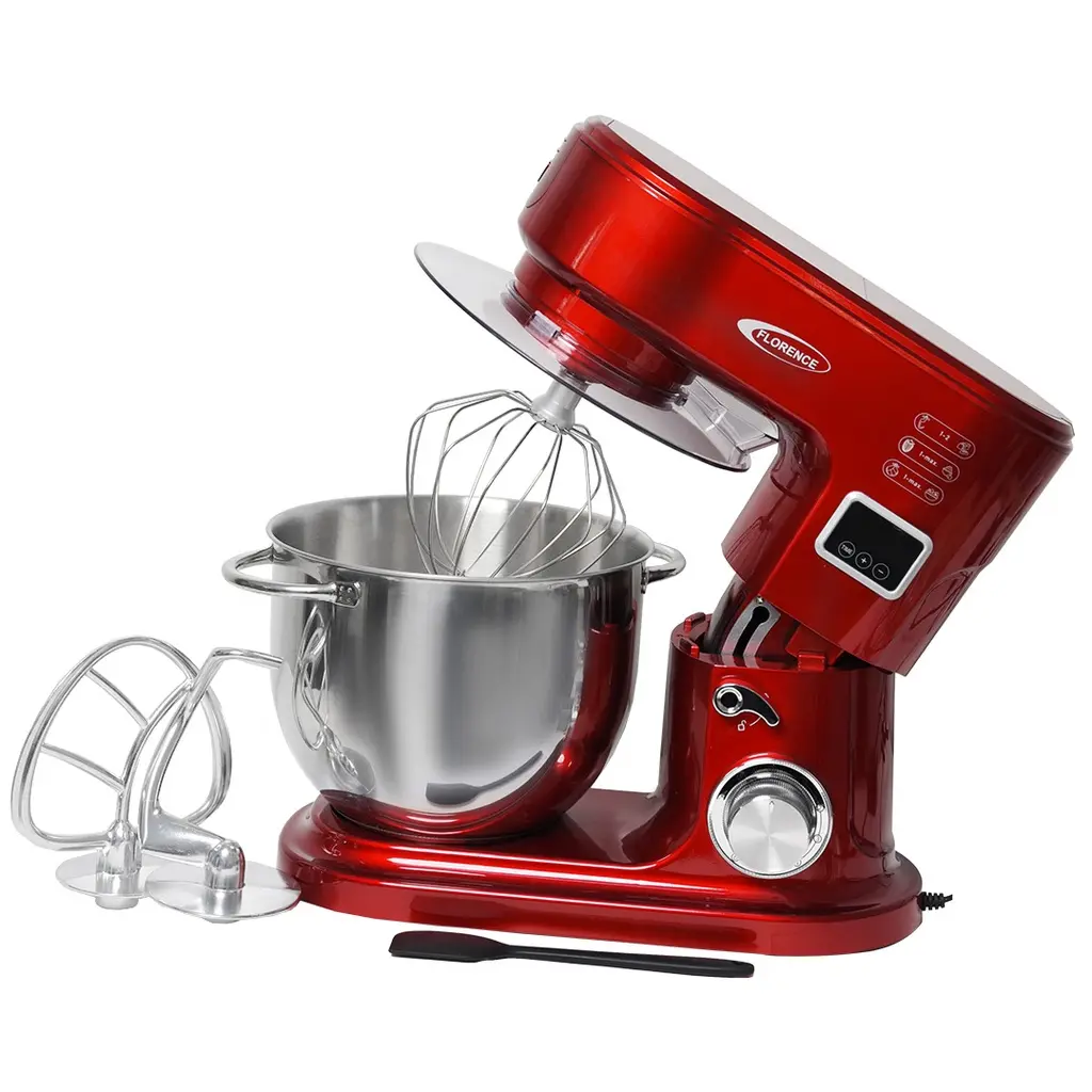 [LH215AR] Robot Pétrin Florence 6,5L - 2000W - Rouge