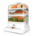 Cuiseur Vapeur RAF 12L 3 Paniers Amovibles 1200W