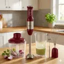 Mixeur Plongeant 5en1 Prova 400W - Rouge